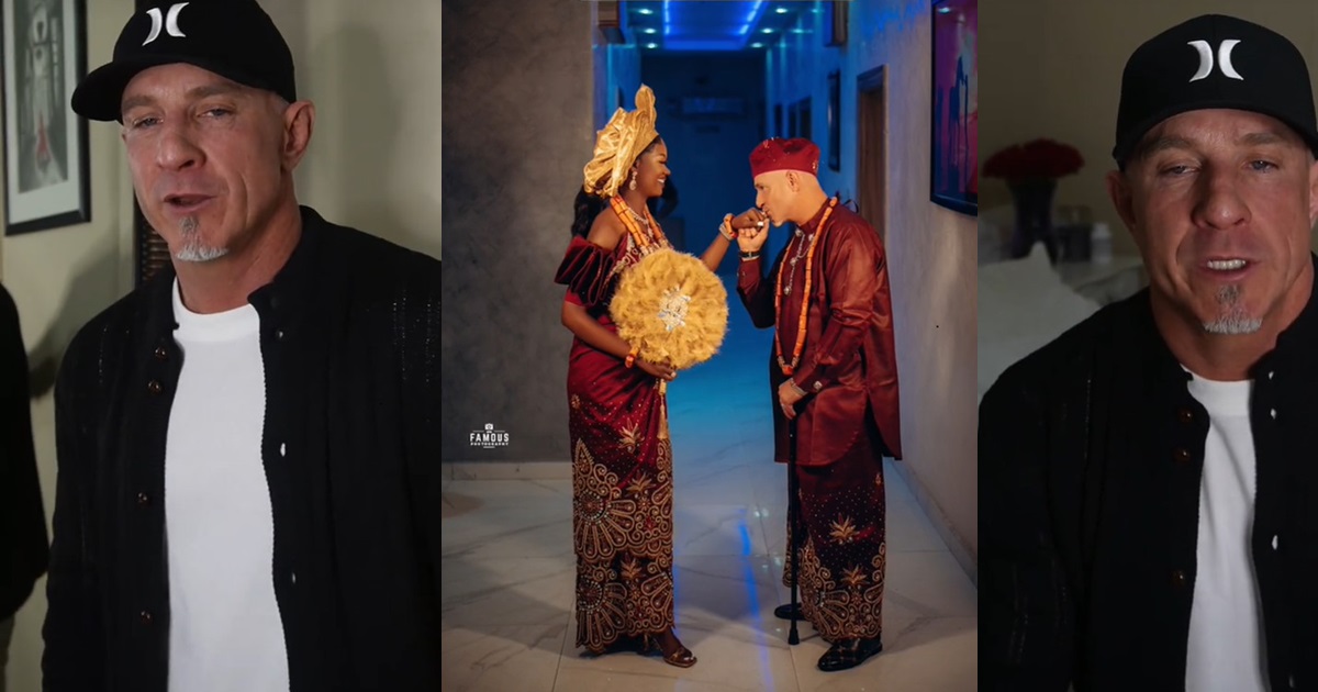 “Of Course I am married to a Nigerian woman” – American man opens up about his marriage (VIDEO)