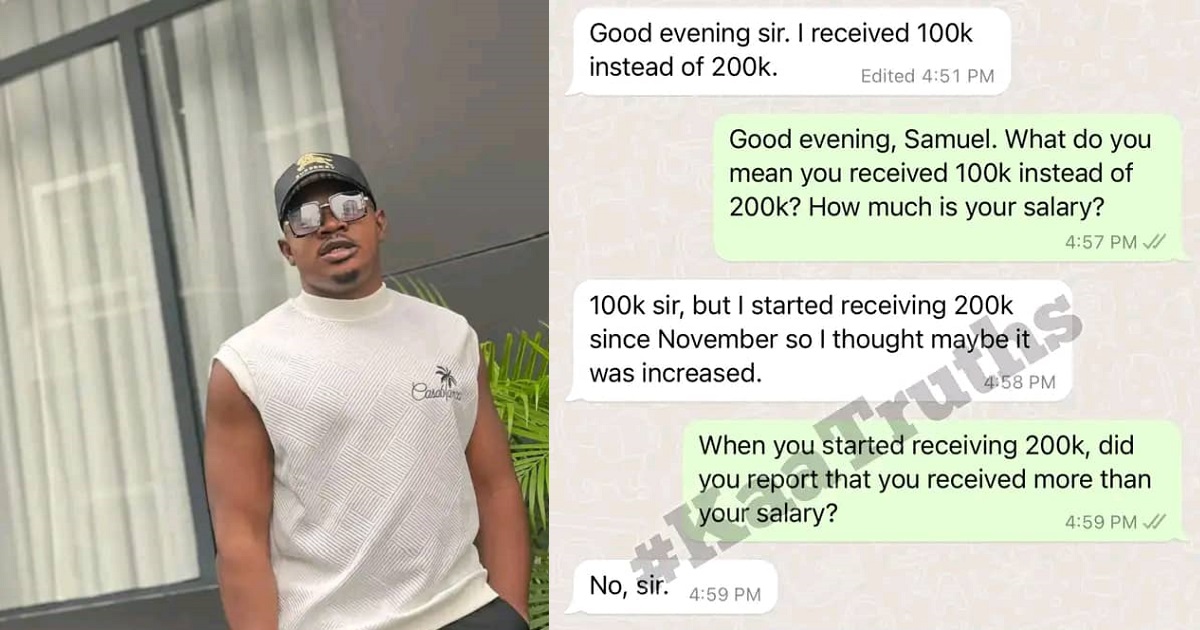 Businessman set to sack his worker who failed to appreciate salary increase for months