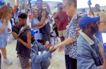 Nigerian men propose