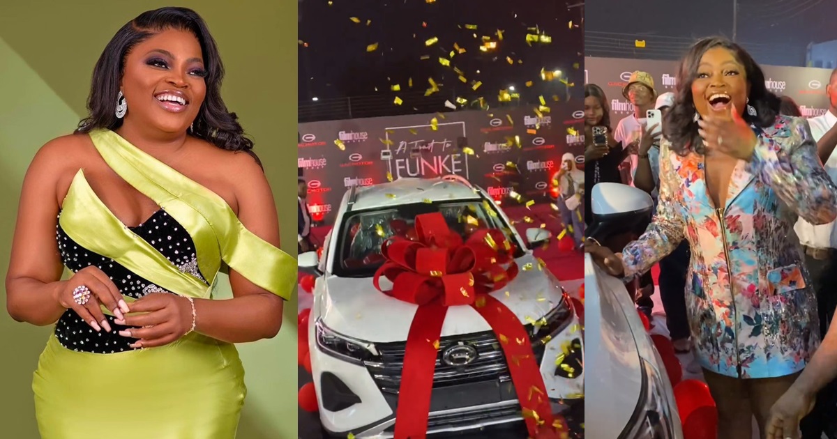Funke Akindele surprised