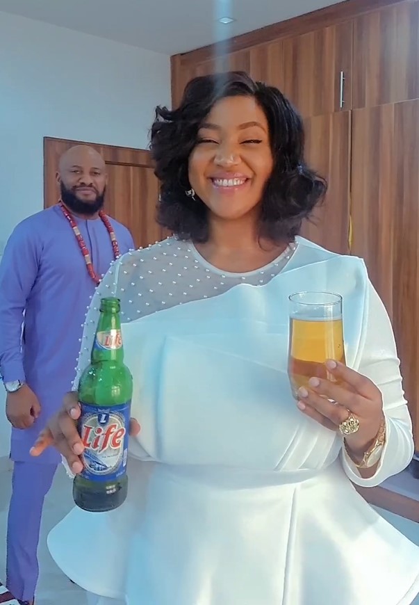 Nigerians react to video of Pastor Yul Edochie and his mummy G.O Judy