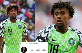 Alex Iwobi deletes