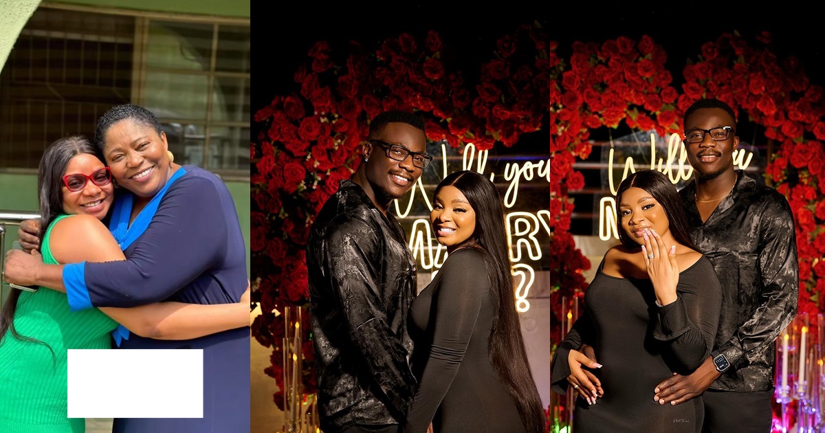 “I can’t kiss my fellow woman like this” – Netizens react to video of reality TV star, Queen kissing her fiancé’s mum on the lips (WATCH)