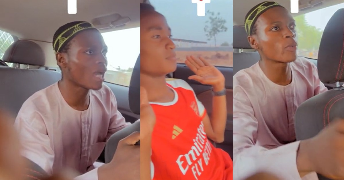 “Such recklessness” – Man panics as his friend stopped using the steering wheel while driving (VIDEO)