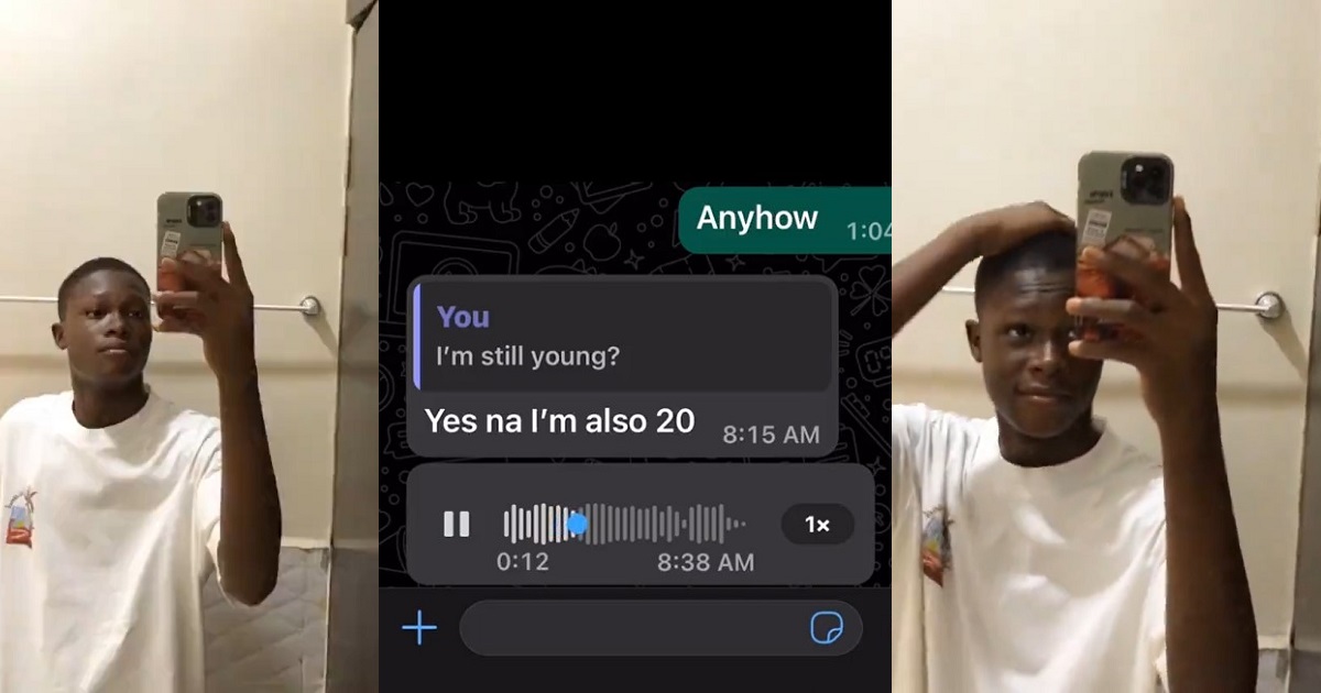 “You cannot pay my bills because I like material things, face your studies” — 20-year-old Lady tells a 20-year-old guy who asked her out. (VIDEO)