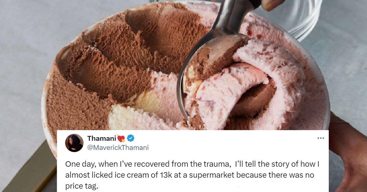 “Na so I for cry hot tears come out from supermarket” – Lady recounts how she almost consumed an Ice cream worth 13k because there was no price tag