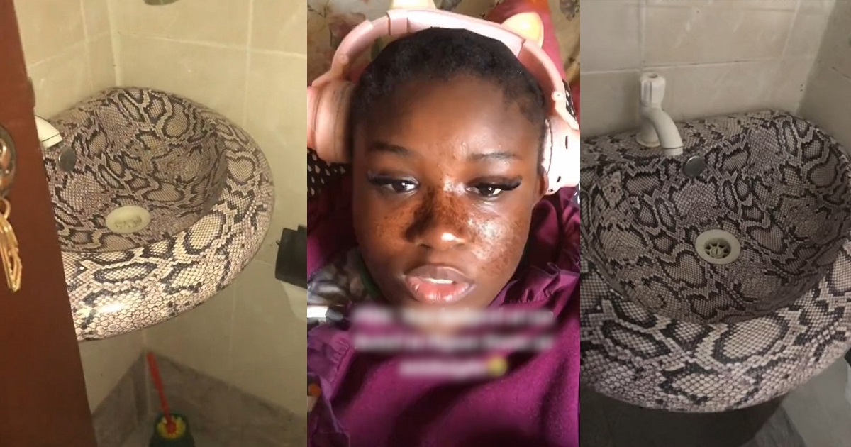 “It is giving ‘ANACONDA’ vibes” – Netizens raise eyebrows over the color of a sink in a hotel room (VIDEO) 