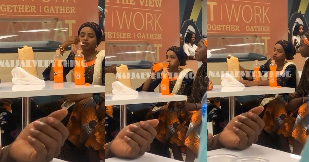 “Osunmo Burger” – Funny video of Northern girls munching Agege bread and Fanta in a fancy eatery trends