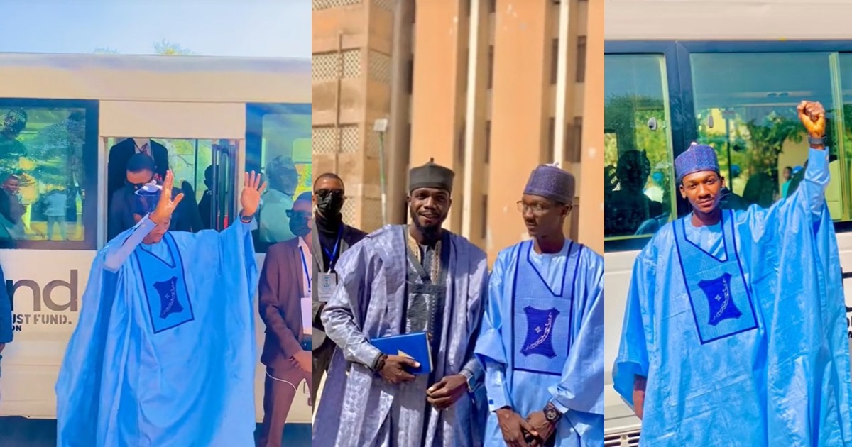 “If this one become president ehn” – Netizens react to viral video of Bayero University Students’ Union President arriving an event with entourages (WATCH)