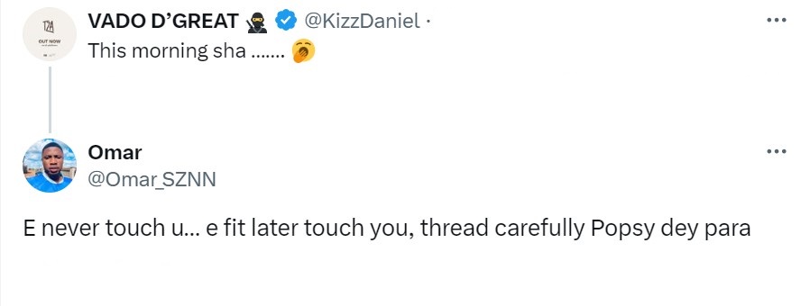 Kizz Daniels tweet