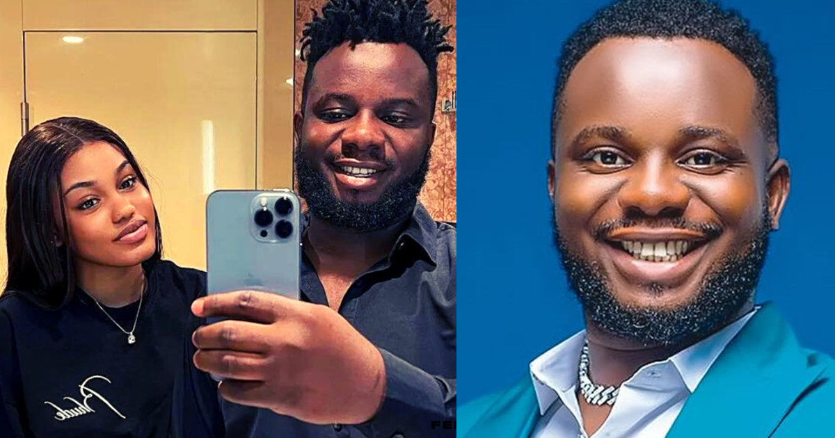 Oga Sabinus and wife, Ciana Chapman welcomes new baby in UK - YabaLeftOnline