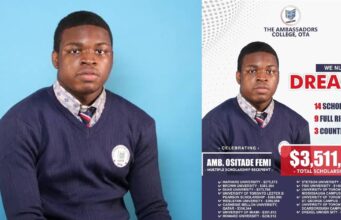Nigerian boy secures