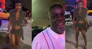 Married man captured gushing