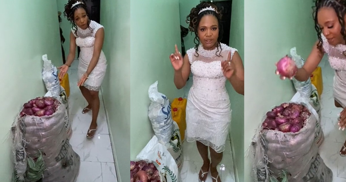 “No yam and drinks?” – Nigerian lady shocked by her Esan bride price (WATCH)