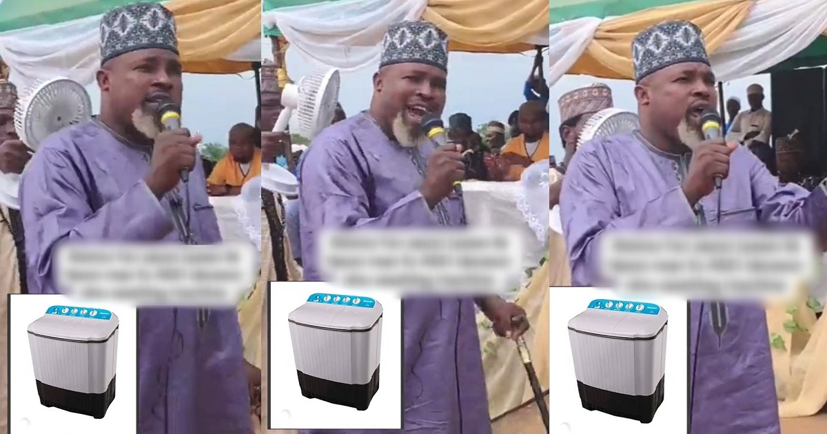 “A good wife should wash her husband’s clothes with her hand, not with a washing machine unless she doesn’t want her children to be blessed” – Muslim cleric (VIDEO)
