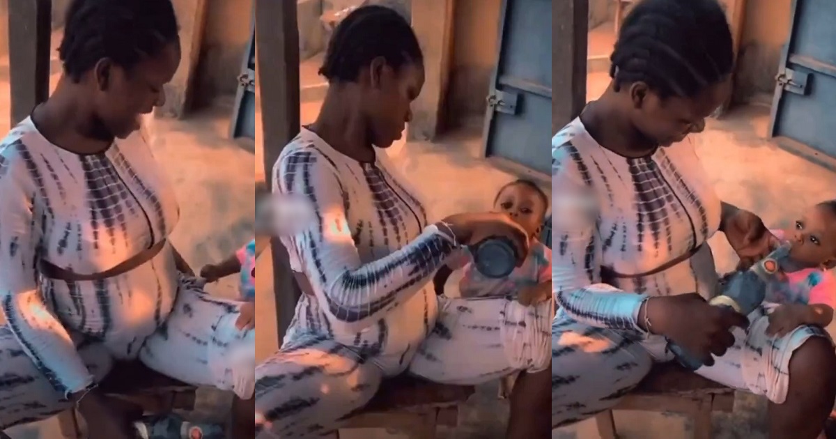 “We will fish her out” – Police PRO Prince Olumuyiwa reacts to video of pregnant woman sexu@lising her little daughter (VIDEO)