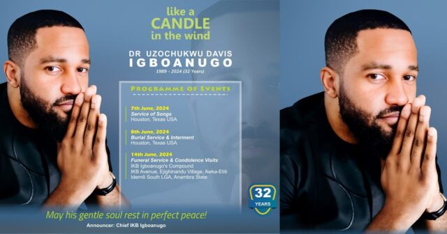 Nigerian father mourns