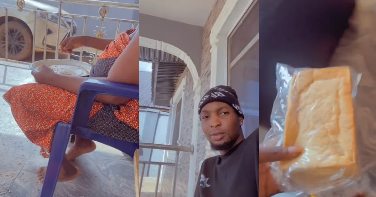 “Chop your Steeze with Bread” – Hilarious moment man refused to pick beans with his mother, claiming it would reduce his steeze (WATCH)