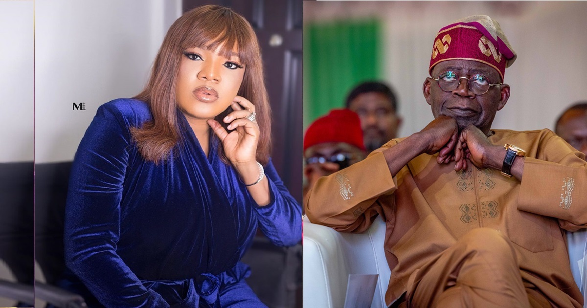 “I will not keep quiet any more, I am taking this up, I won’t hear sorry” – Toyin Abraham cries out over bully by netizens as they come at her to reveal the ideas Tinubu shared with her