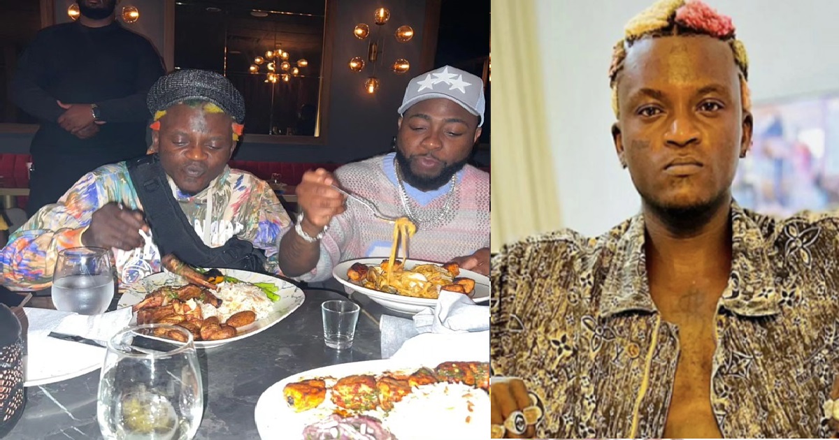 “When they fa!l to dǝstroy you, they unfollow you” – Portable rants after Davido unfollowed him