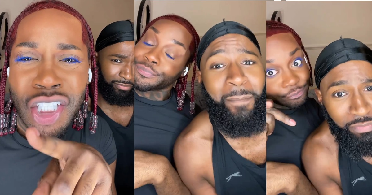 “No, they are Ghanaians please” – Netizens reacts to g@y couple’s claim to be from Ondo state, Nigeria (VIDEO)