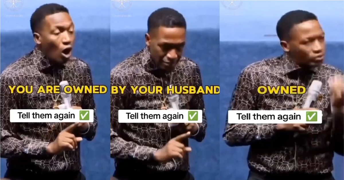 “Your husband is not your friend nor partner, he’s your owner” – Pastor dishes new rules to women
