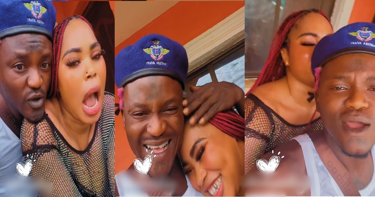 “You are prettier than Rihanna” – Portable and first wife Bewaji stuns viewers with a rare show of love and affection in new video (WATCH)