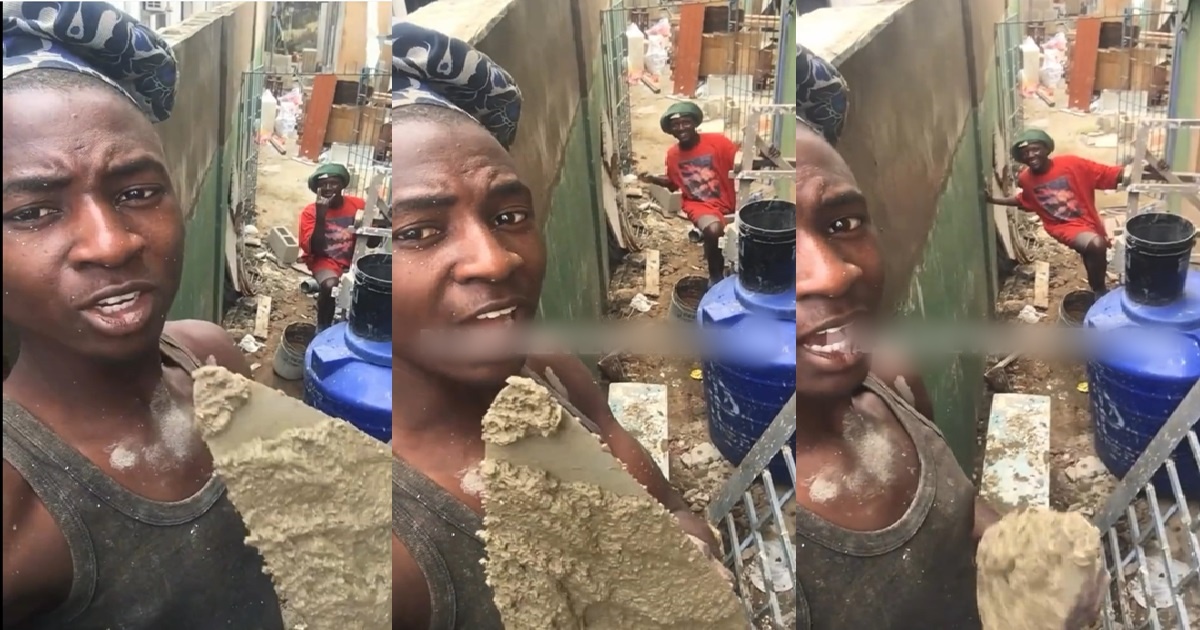 “Yah00 don spoil everything, normally we suppose dey plenty here” – Bricklayer gives update