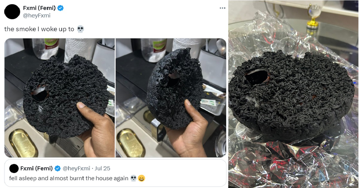 “First it was fragrance, then it turns to fire” – Netizens react as man introduces special noodles-cooking style