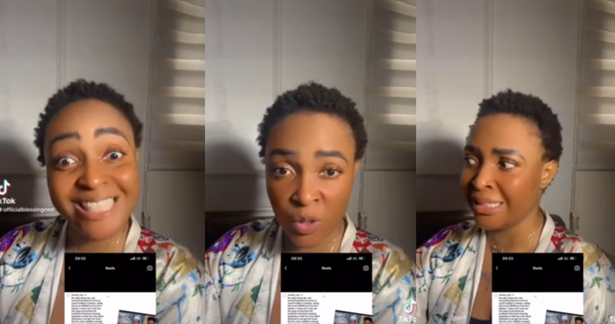 “Keep your marriage out of this social media” – Blessing CEO Advices Designer Veekee James (VIDEO)