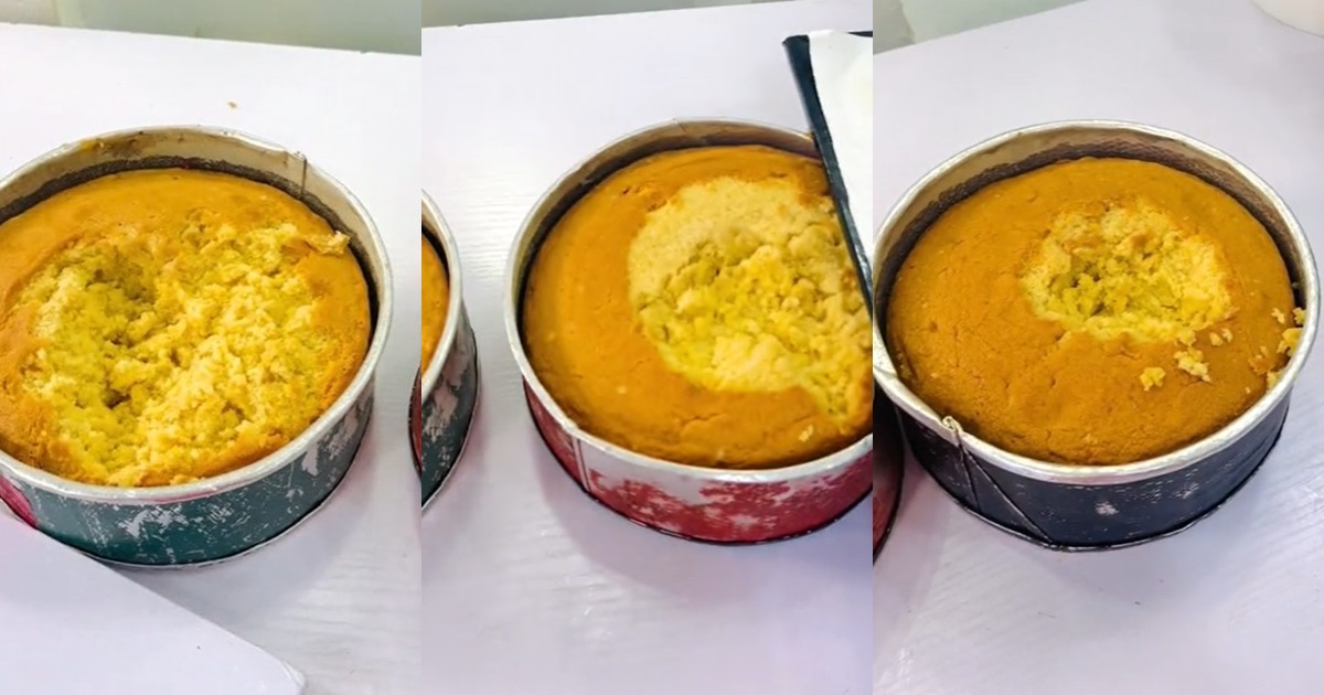 “What do you do in this situation as a baker?” – Nigerian lady in d!lemma as daughter snack on three freshly baked cakes meant for a client (VIDEO)