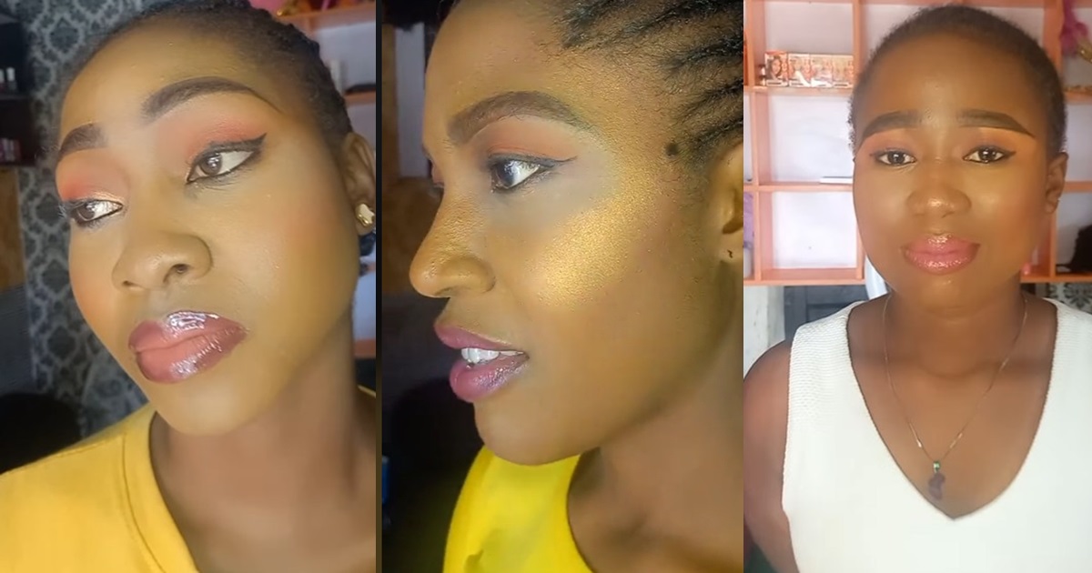 “But they tried na, na customer no fine” – Makeup artist r@ges as apprentices f@ils first practical test (VIDEO)