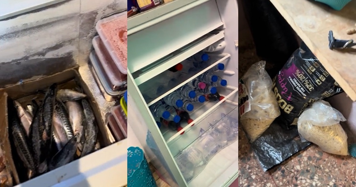 “Try to dey buy food for house, eatery will finish your money” – Man advises as he shows off his fully stocked refrigerator (WATCH)