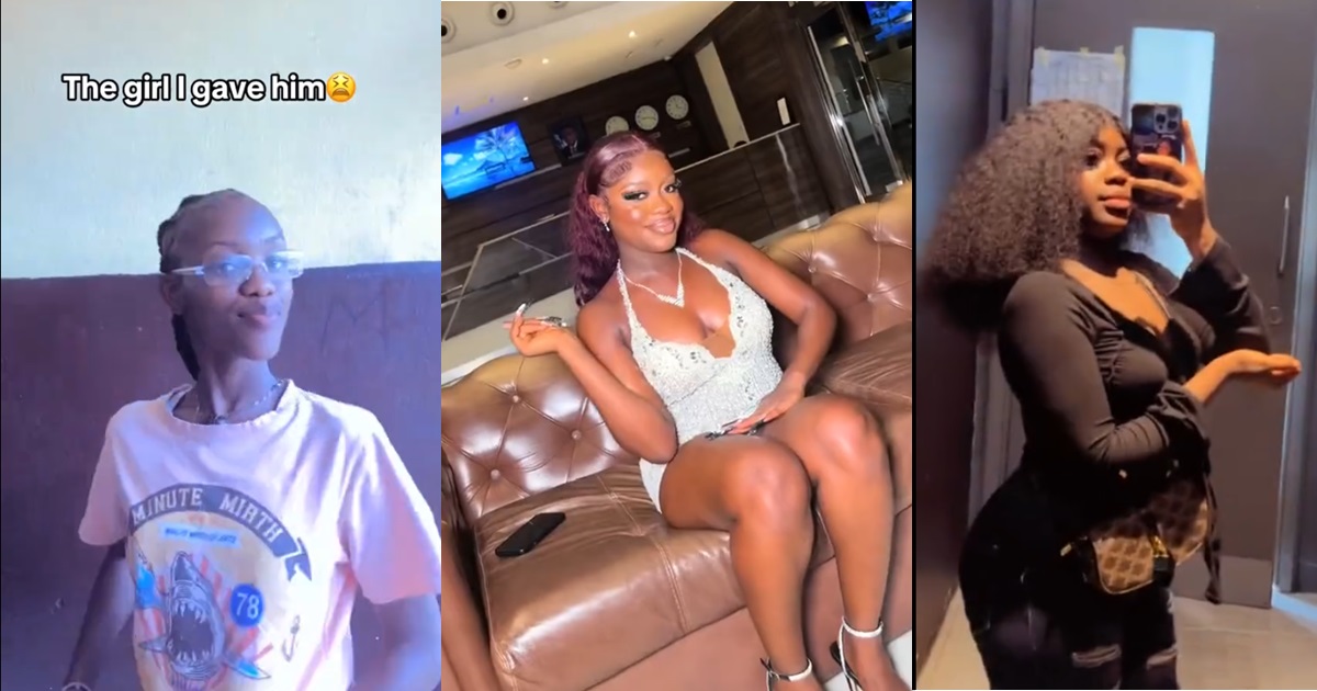“Na peace of mind” – Lady stúns netizens with her before and during relationship body transformation