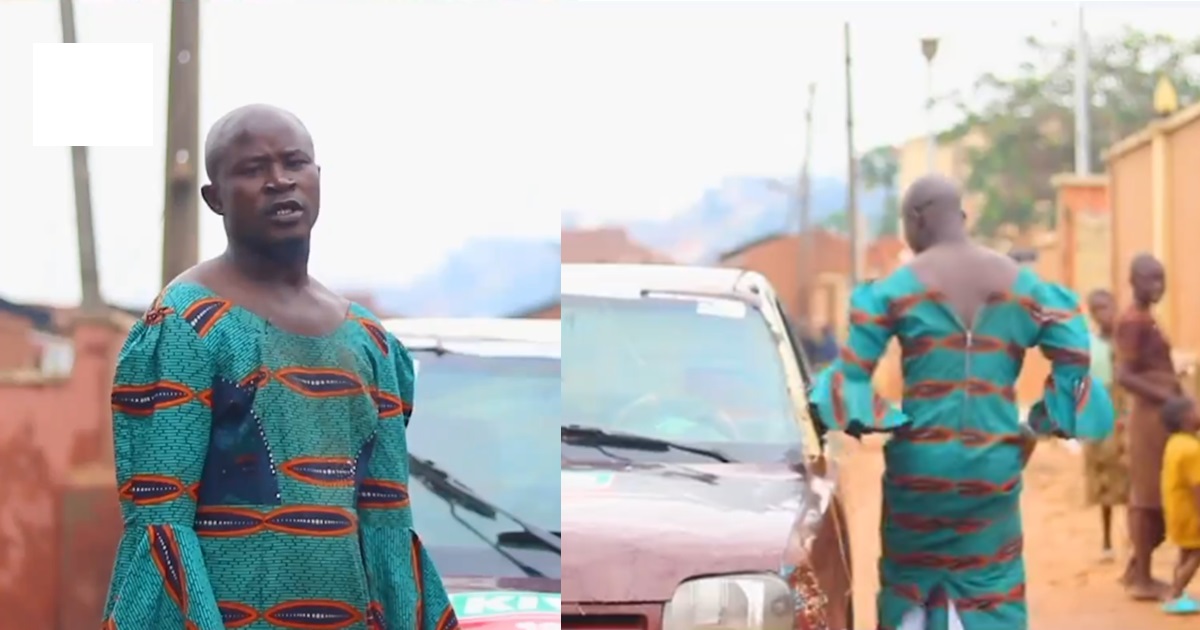 Commercial driver explains to the wondering public why he wears his wife’s gowns for work (VIDEO)