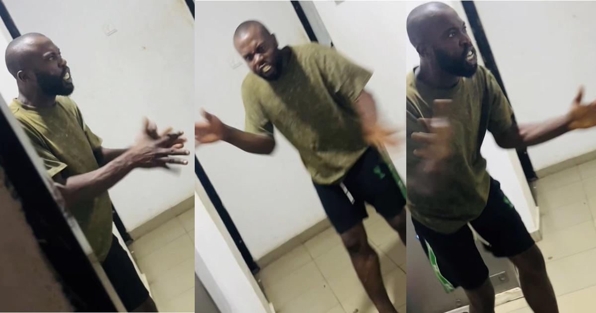 “Be like he dey see həll-f!re” – Netizens react to man screaming Jesus after taking C0los