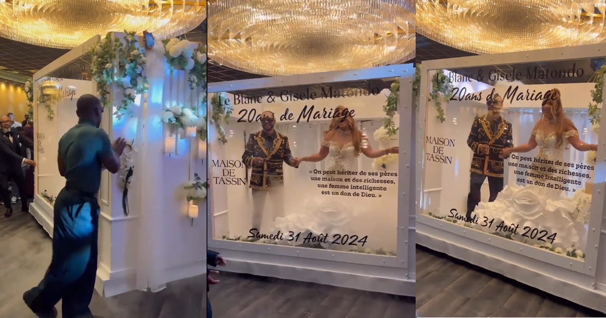 “This is the real money na water” – Netizens marvel at a couple’s grand entrance into their wedding venue (VIDEO)