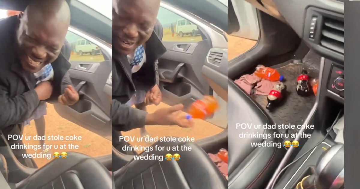 “Na everything you must post?” – Lady shares how her dad st0le drinks for her at a party (VIDEO)