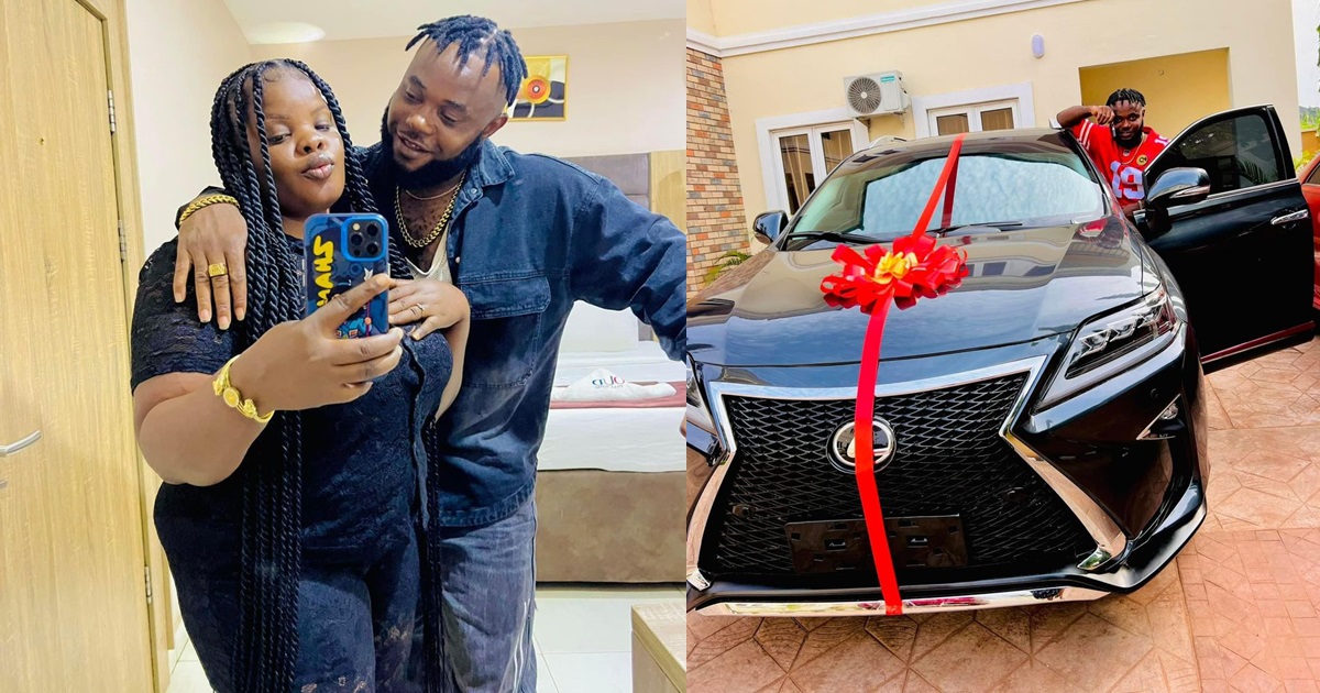 “You deserve more than this” – Nigerian woman tells her husband as she gifts him a Lexus SUV for his birthday