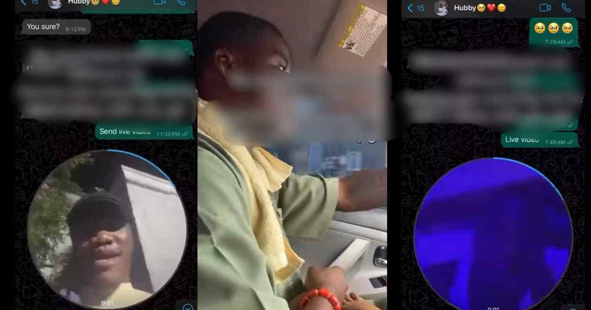 “Una get serious trust issues” – Worried lady shares video of her boyfriend reassuring her about not che@ting while out with friends (WATCH)