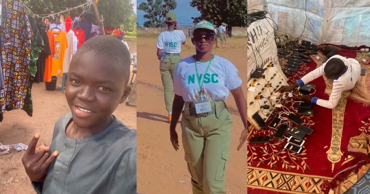 “At least you still see am collect” – Female Corper Finds Unfamiliar Pictures of Boy On Her Phone After Charging It At Mami Market (VIDEO)