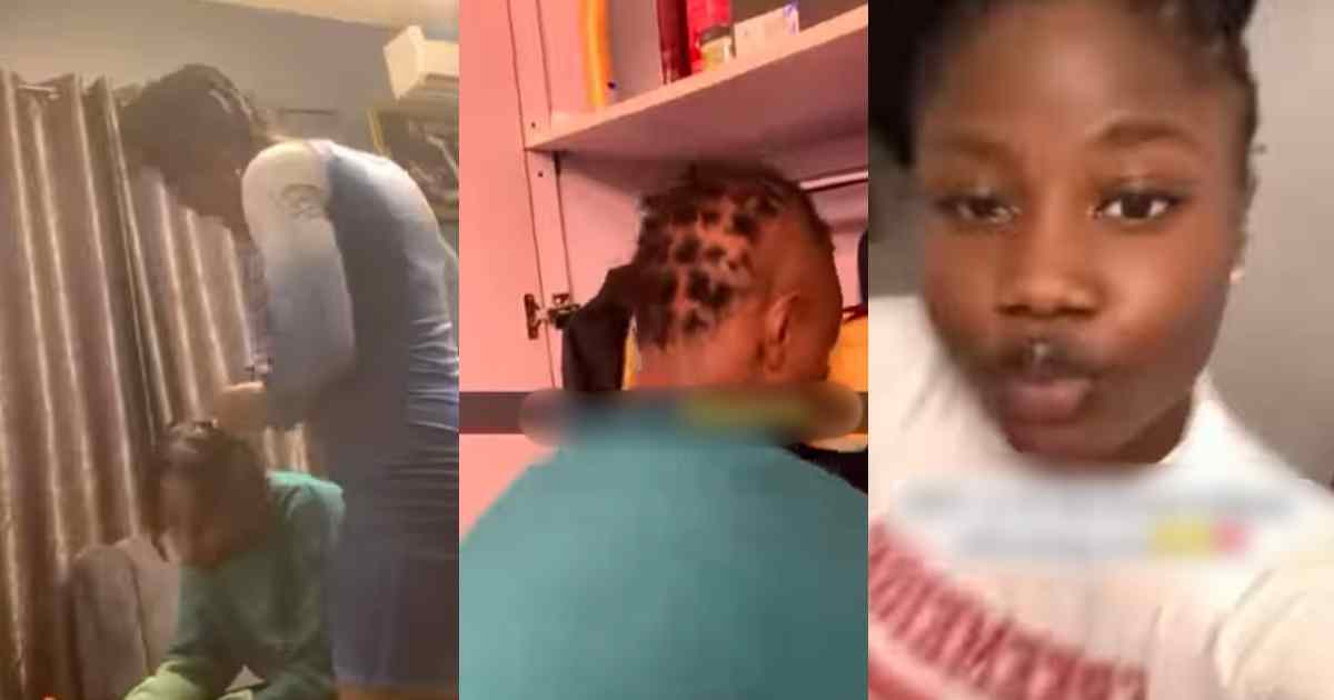 “Aww she’s the Delilah to his Samson” – Lady cùts boyfriend’s dreadlocks for not seeking her approval (VIDEO)