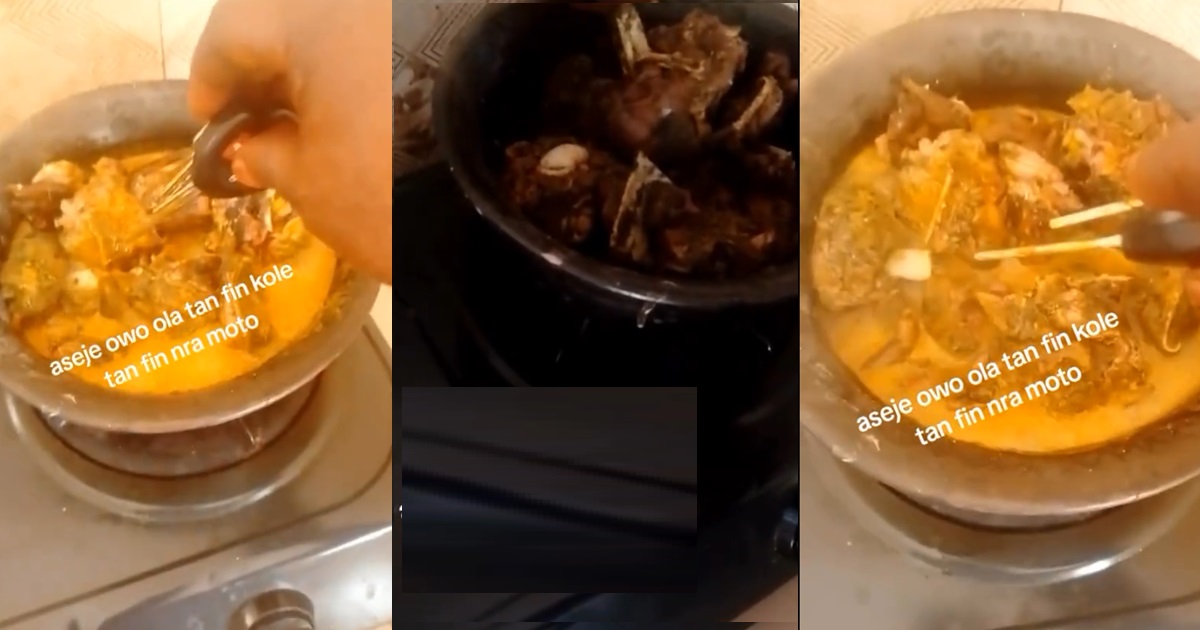 Man shares how to prepare ‘sacr!fice’ food for people who want to buy car (VIDEO)