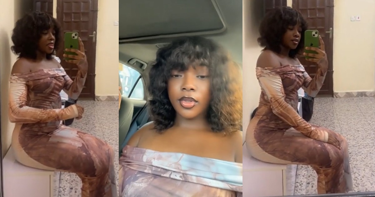 “Your mama” – Lady c0nfronts a man for calling her ‘asɘwo’ while recording herself in traffic (VIDEO)