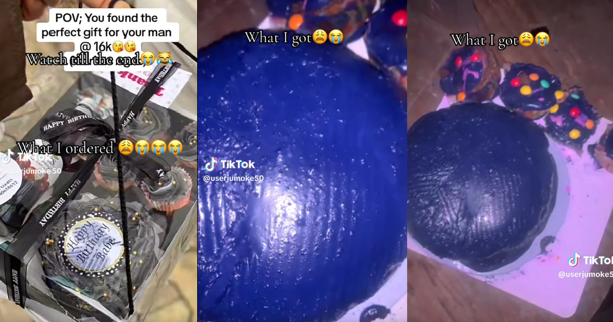 Lady Becomes The Victim Of “What You Ordered VS What You Got” After Receiving The Cake She Ordered Which Was A Far Cry From What She Had Requested (VIDEO)