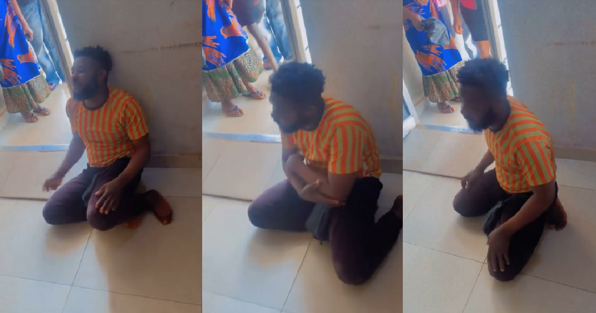 “Tears of joy” – Man Brǝaks Down In Tǝars After Wife Spends 16 Hours In Labour Before Giving Birth (VIDEO)