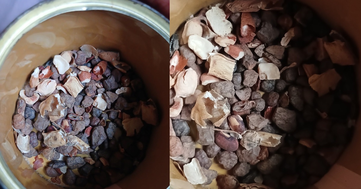 “50% beans 50% stones” – Lady l@ments over the number of stones she found in the beans she picked (IMAGES)
