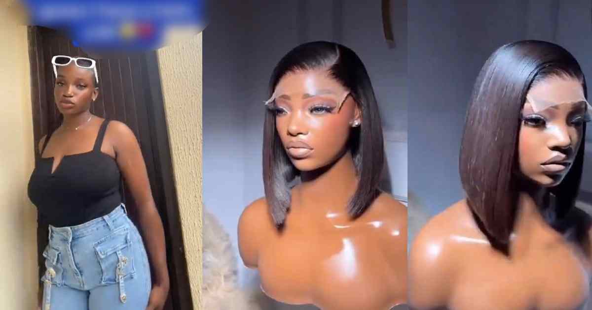 “Guess I have a twin” – Lady’s jaw dr0ps as she discovers a mannequin with her exact face (WATCH)