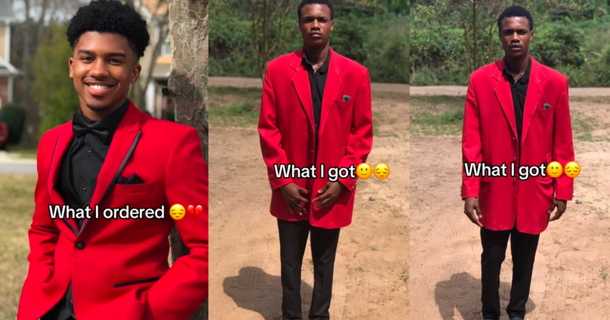 “Carry Bible go evangelize” – Nigerian man d!sappointed as he rocks tailored suit from his father’s tailor (WATCH)