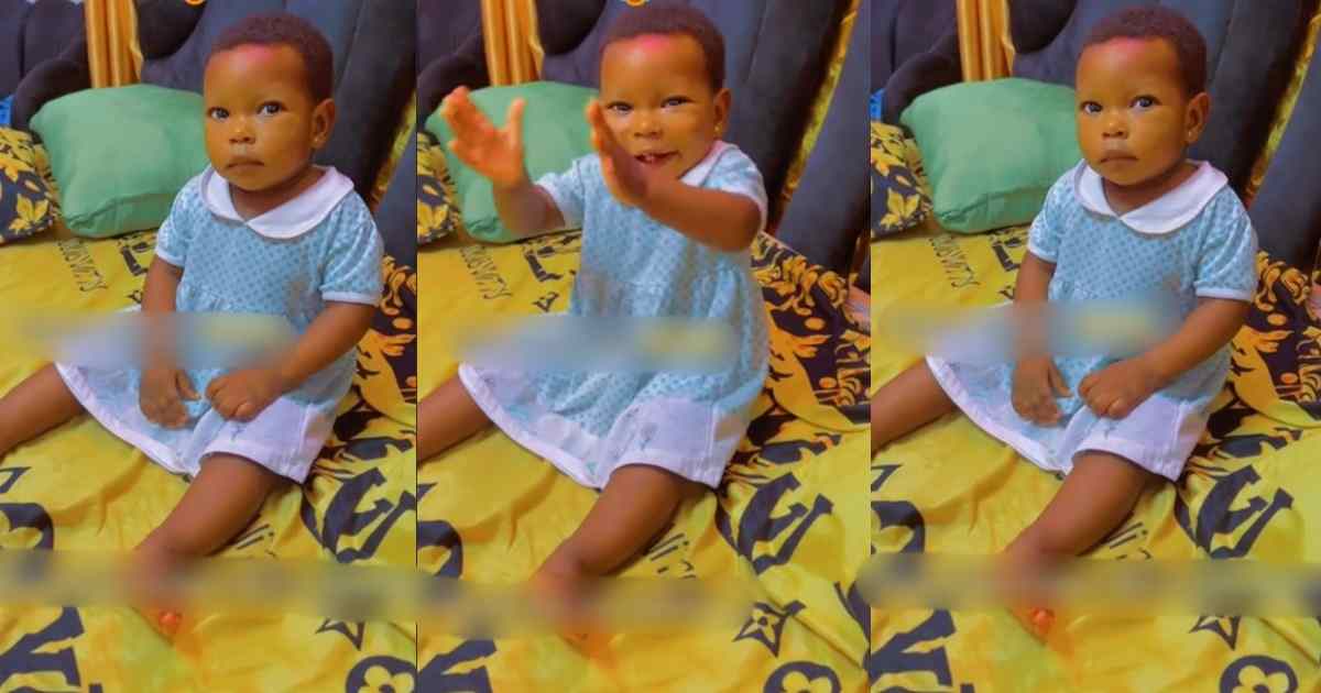 “And she resemble her daddy” – Dad Gets Jeal0us After Daughter Claps for Mum, Not Him (WATCH)